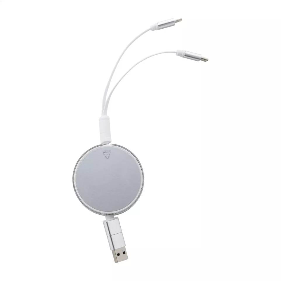 Ralospic silver  USB charger cable 