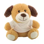 Rebark marron  peluche RPET, chien 