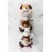 Remoo blanc  peluche RPET, vache 