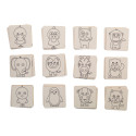 Colormor natural  colouring memory game, animals 