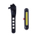 Bicox black  rechargeable bicycle light 