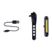 Bicox black  rechargeable bicycle light 