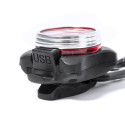 Bilux black  rechargeable bicycle light set 