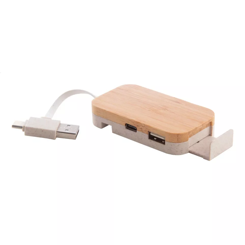 Holbaru natuurlijk  USB hub 