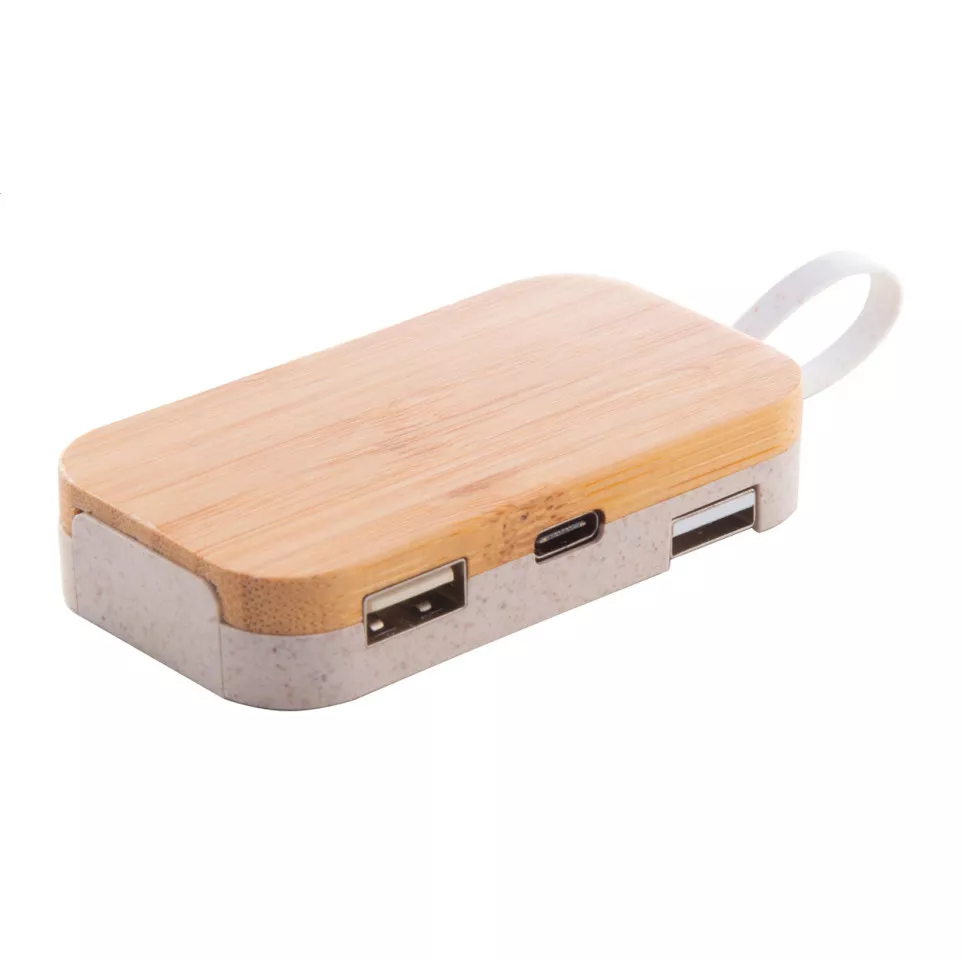 Holbaru natuurlijk  USB hub 