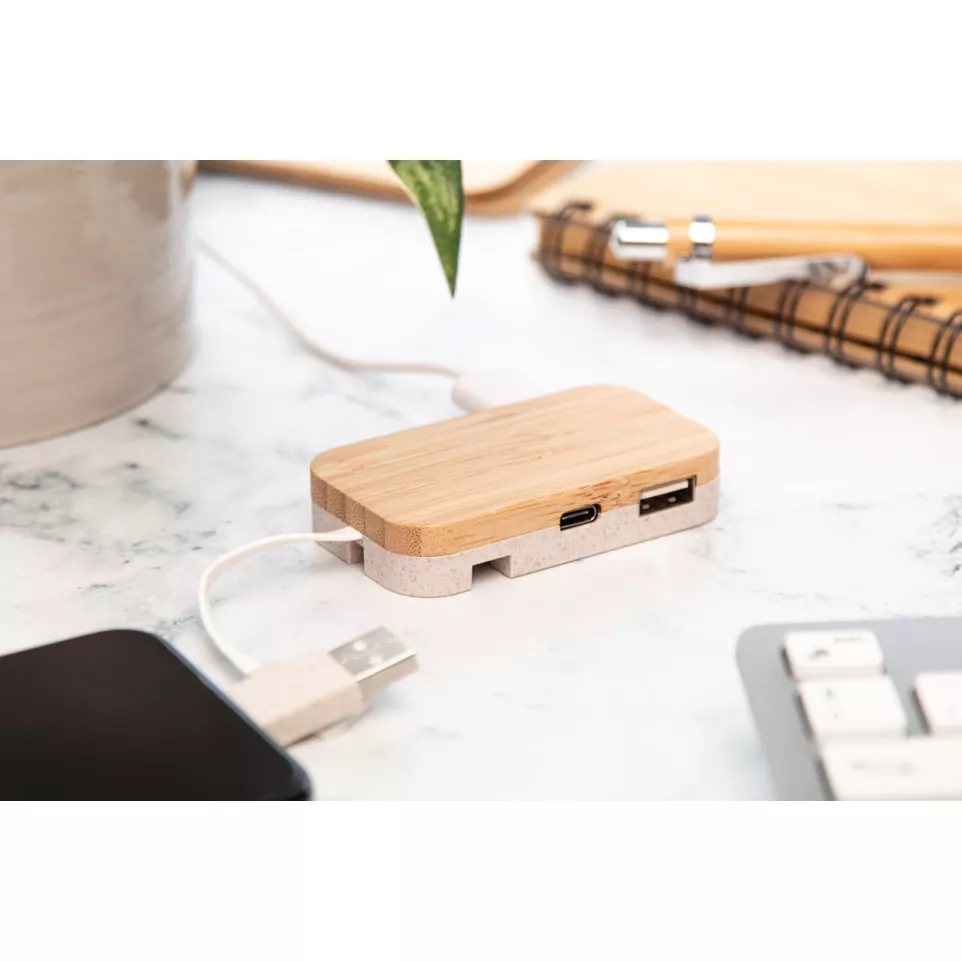 Holbaru naturelle  Hub USB 