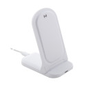 Rewolt blanc  Support téléphone portable induction RABS 