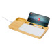 Sirae natural  wireless charger organizer 