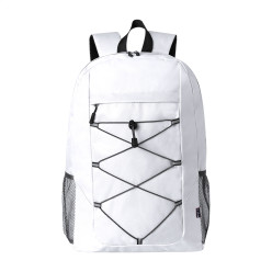 Harriot white  RPET backpack 