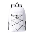 Harriot white  RPET backpack 