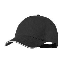 Aaron noir  casquette en RPET 