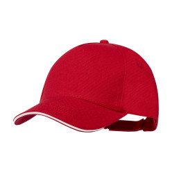 Aaron rouge  casquette en RPET 