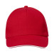 Aaron red  RPET baseball cap 