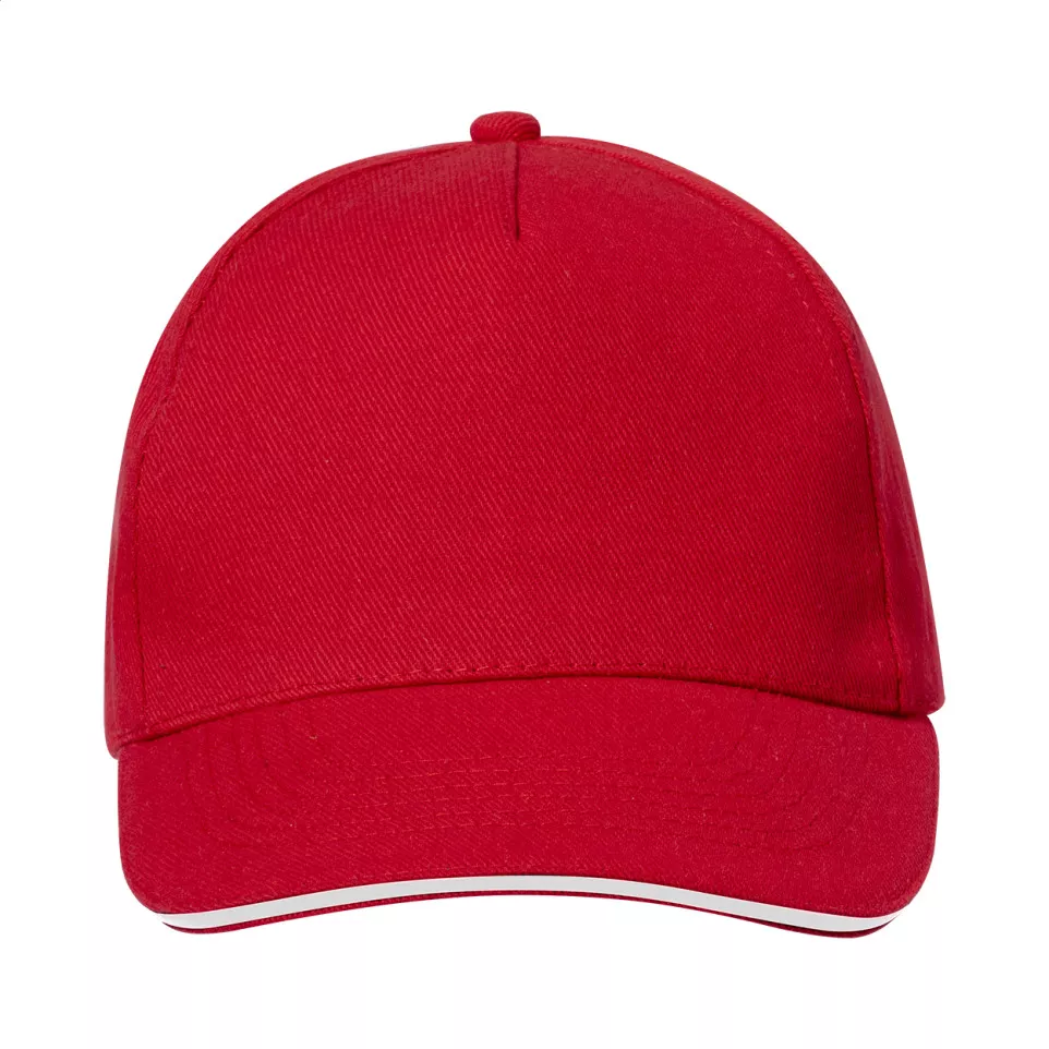 Aaron red  RPET baseball cap 