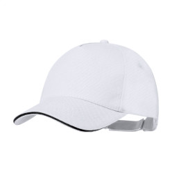 Aaron blanc  casquette en RPET 