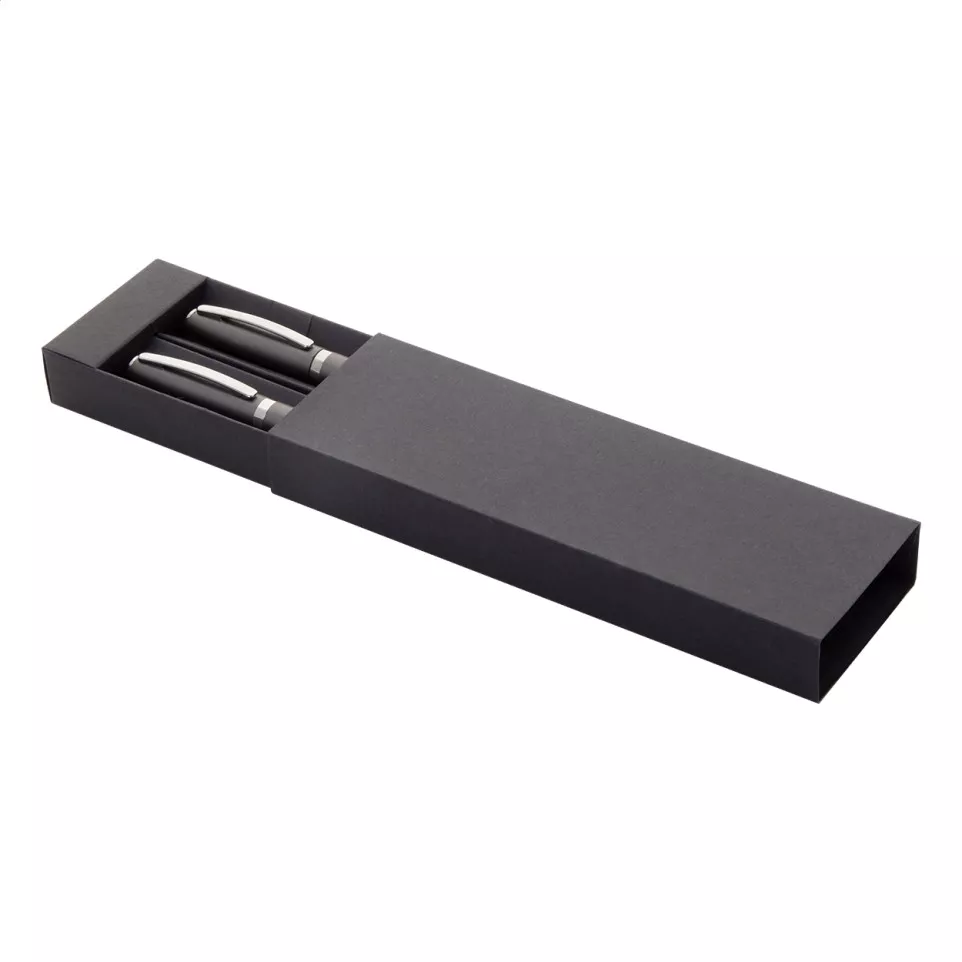 Redivi gris  parure stylo métal 