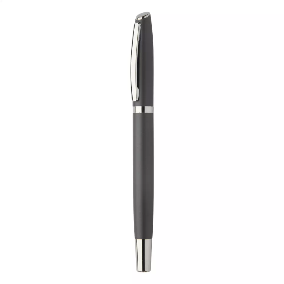 Redivi gris  parure stylo métal 