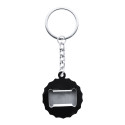 Bubly zilver  flesopener sleutelhanger 
