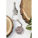 Bubly silver  bottle opener keyring 