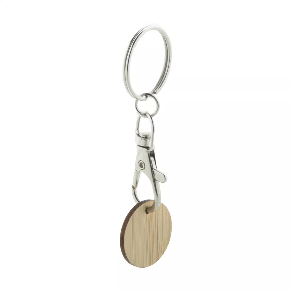Boomarket naturelle  Porte-clés jeton 