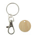 Boomarket natural  trolley coin keyring 