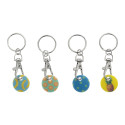 ColoShop blanc  Porte-clés jeton 