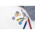 ColoShop blanc  Porte-clés jeton 