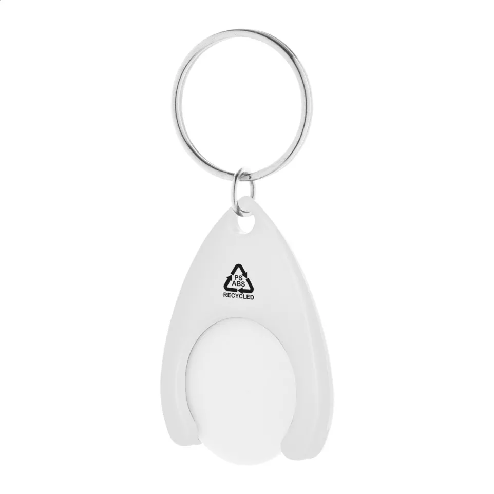 Neppy blanc  porte-clés jeton RABS 