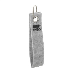 Refek grijs  RPET-sleutelhanger 