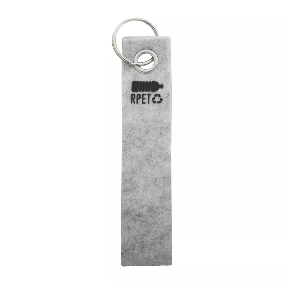 Refek gris  porte-clés RPET 