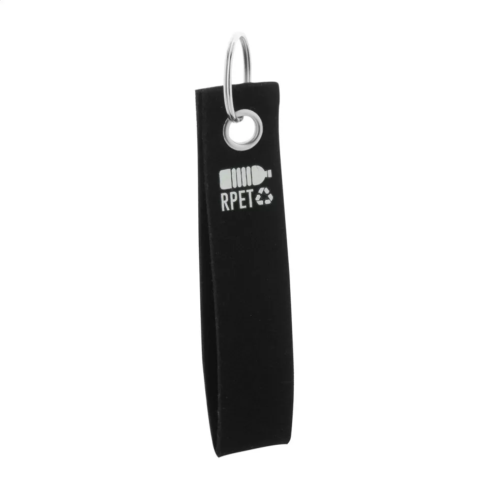 Refek noir  porte-clés RPET 