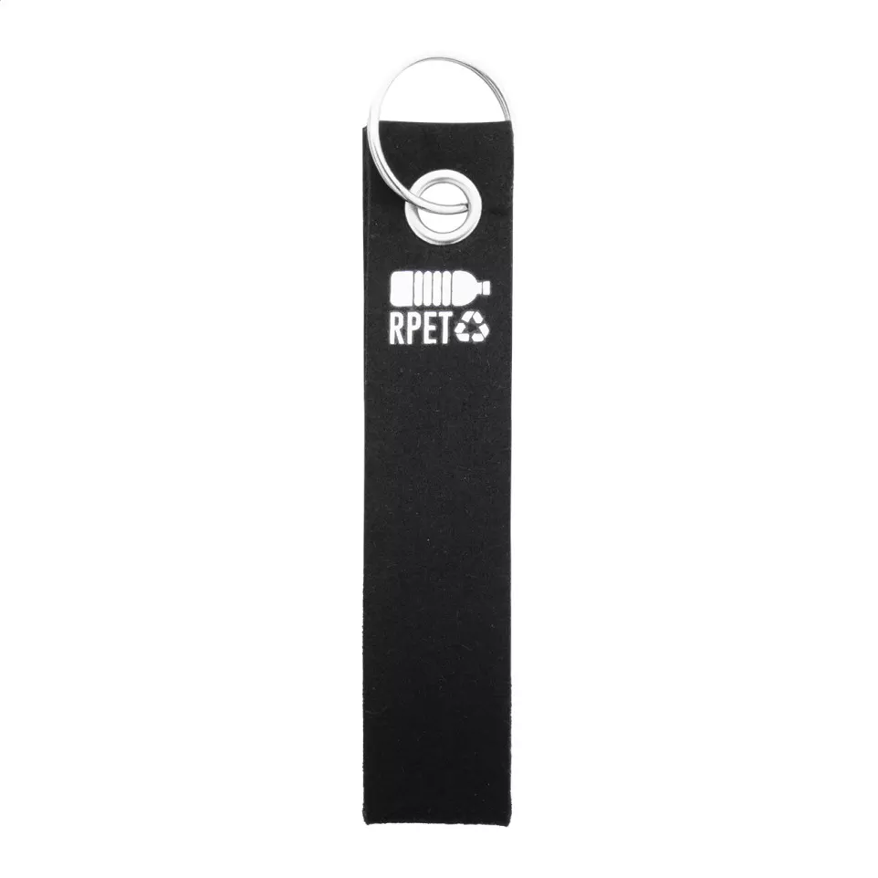 Refek noir  porte-clés RPET 