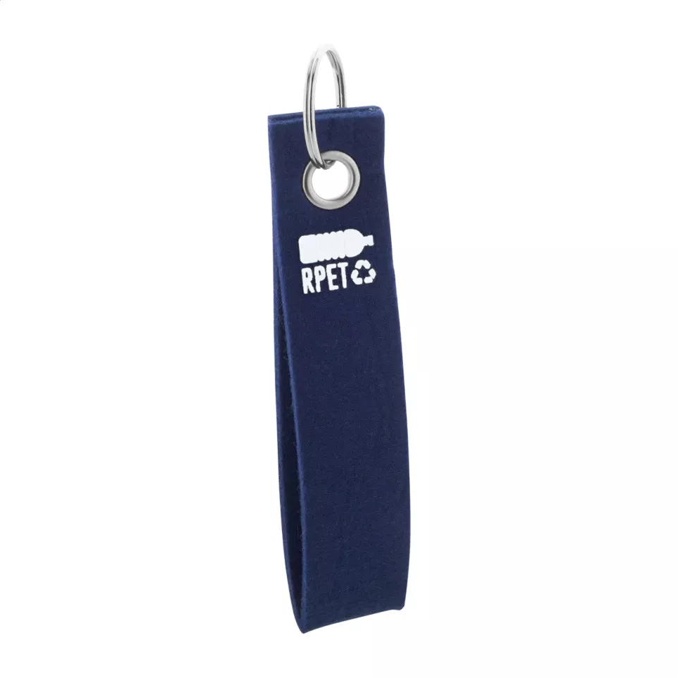 Refek blauw  RPET-sleutelhanger 