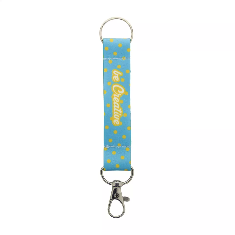 SuboRing white  custom RPET keyring 