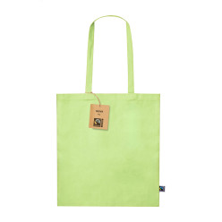 Trap lime green  Fairtrade shopping bag 