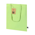 Trap lime groen  Fairtrade boodschappentas 