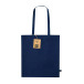 Trap donker blauw  Fairtrade boodschappentas 