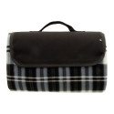 Angama black  RPET picnic blanket 