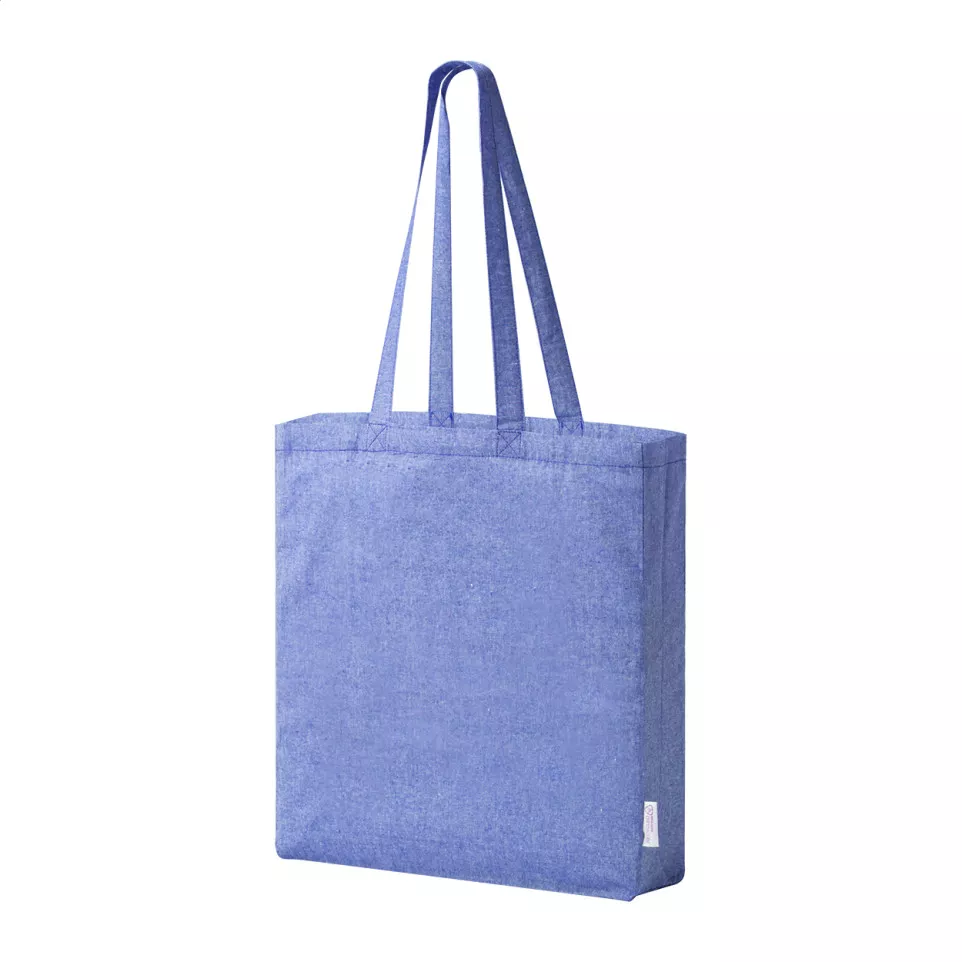 Recote Plus blue  cotton shopping bag 