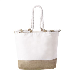 Entalu naturelle  sac de plage ou sac à provisions 