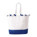 Entalu bleu foncé naturelle sac de plage ou sac à provisions 