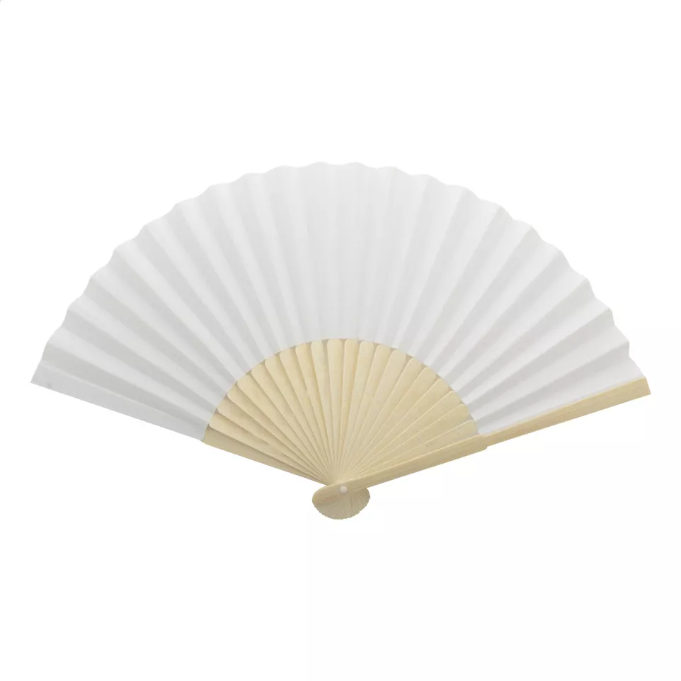 Bapper white  hand fan 