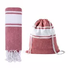 Praia rouge  sac piscine avec drap de bain 