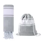 Praia gris  sac piscine avec drap de bain 