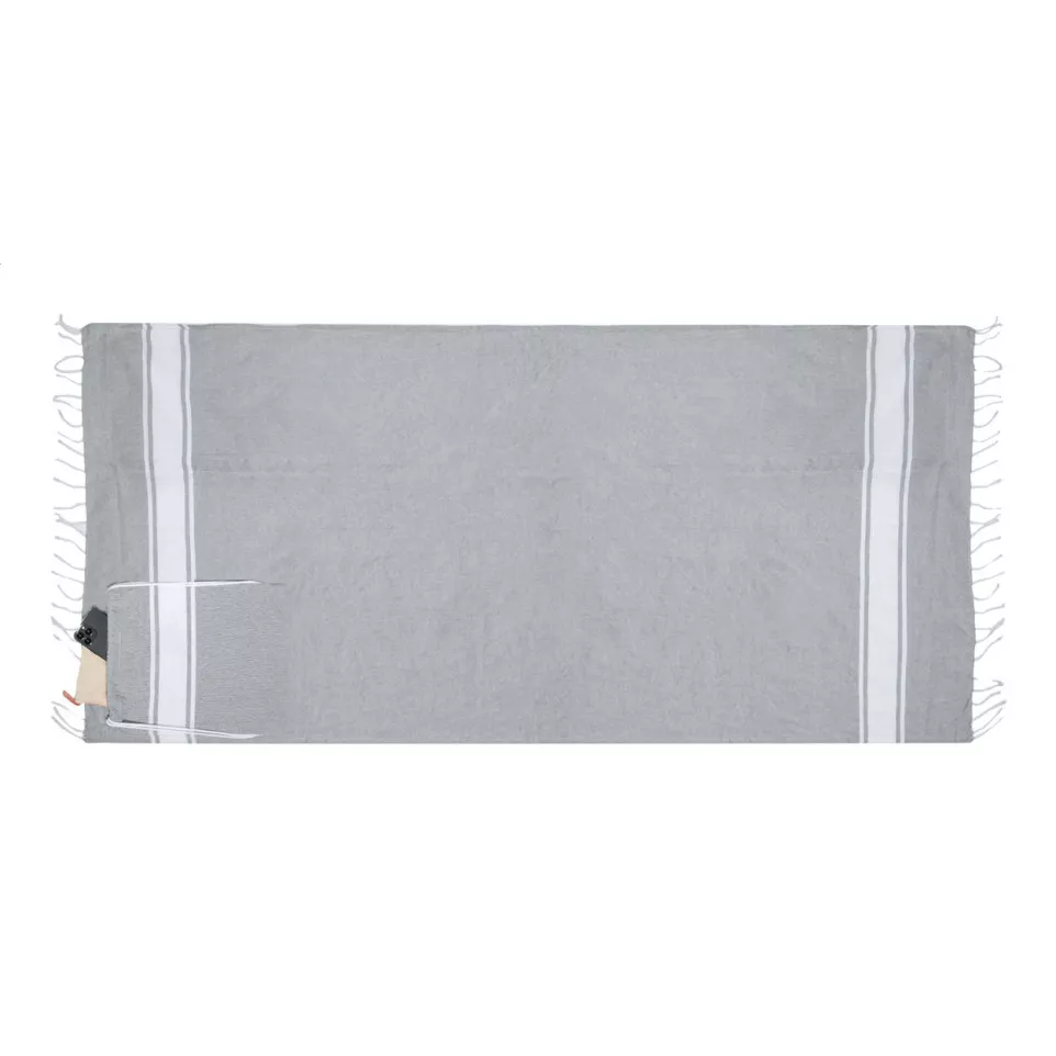 Praia grey  beach towel and...