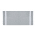 Praia grey  beach towel and drawstring bag 
