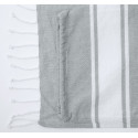 Praia grey  beach towel and drawstring bag 