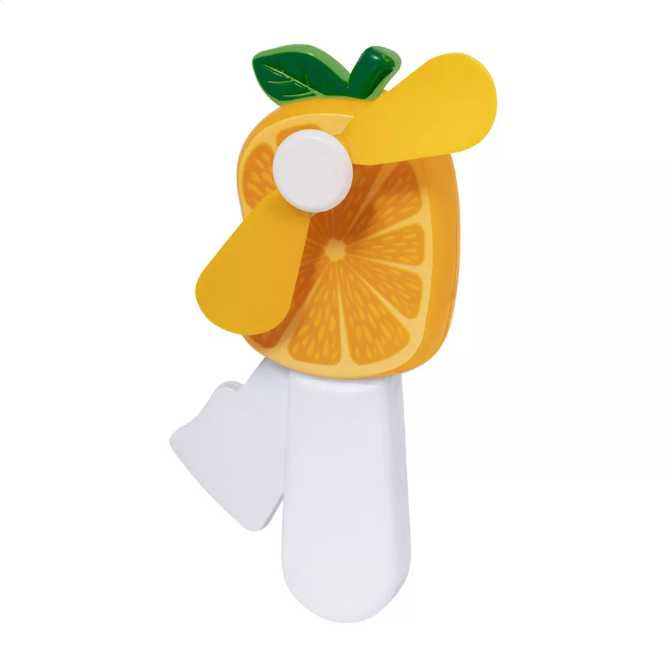Amalfi multicolour  hand fan, orange 