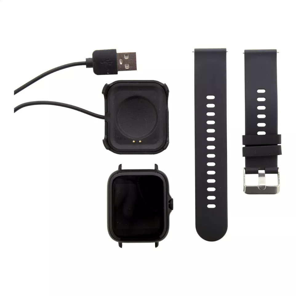 Cortland zwart  slim horloge 