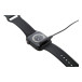Jonathan zwart  slim horloge 